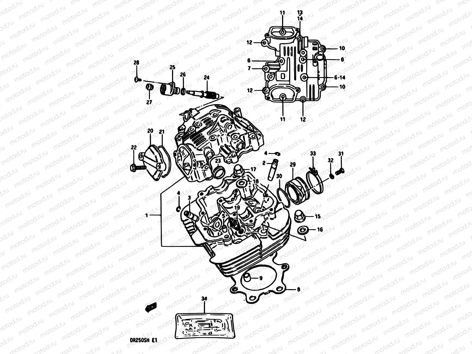 1 - CYLINDER HEAD