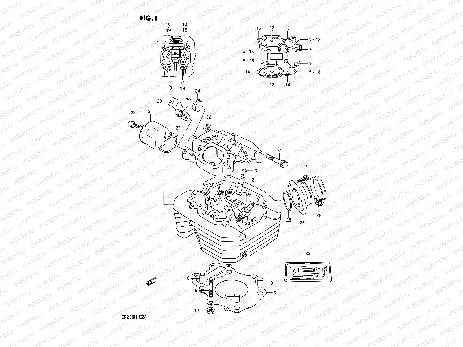 1 - CYLINDER HEAD