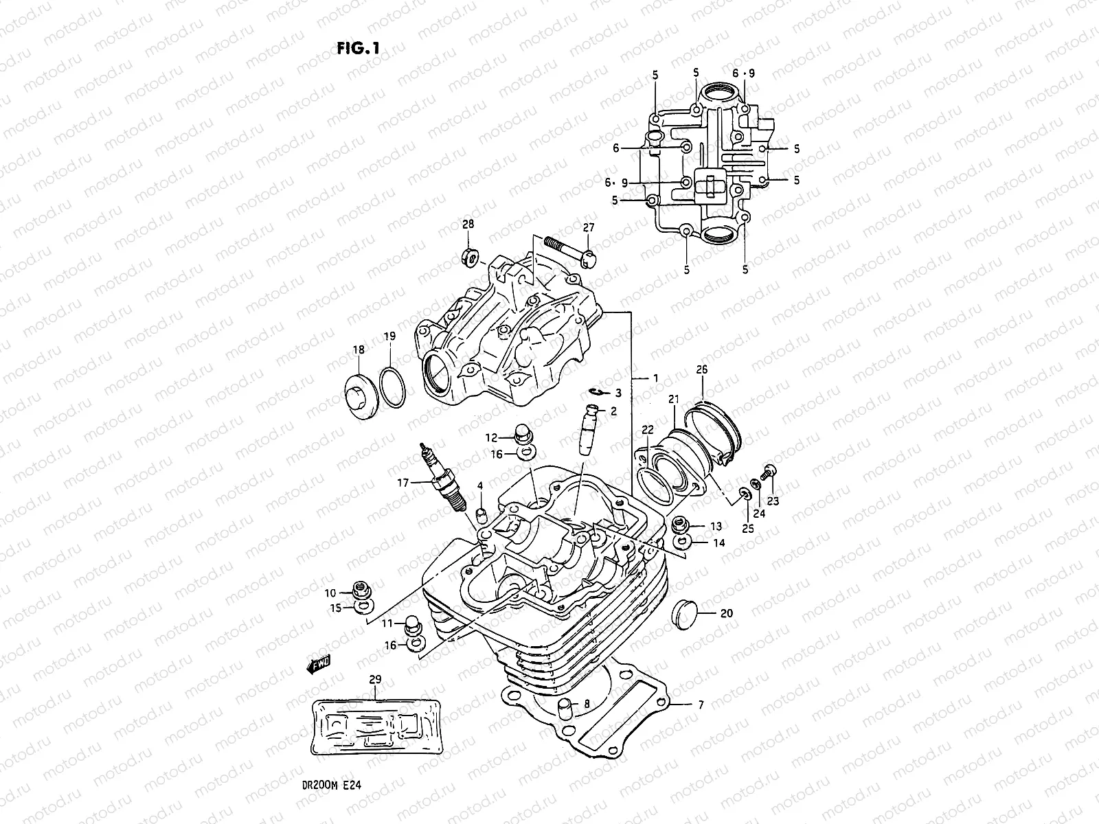 1 - CYLINDER HEAD