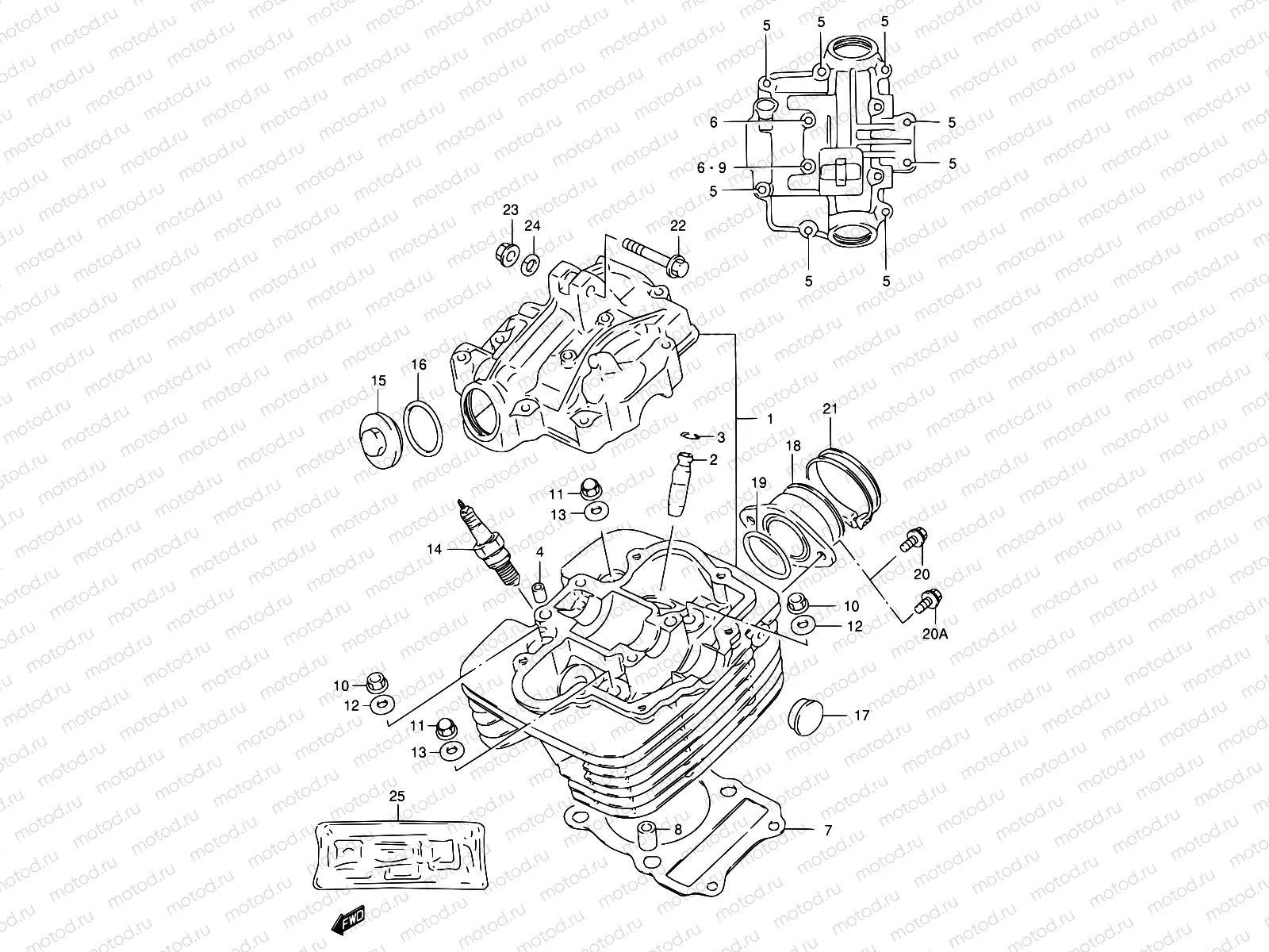 1 - CYLINDER HEAD