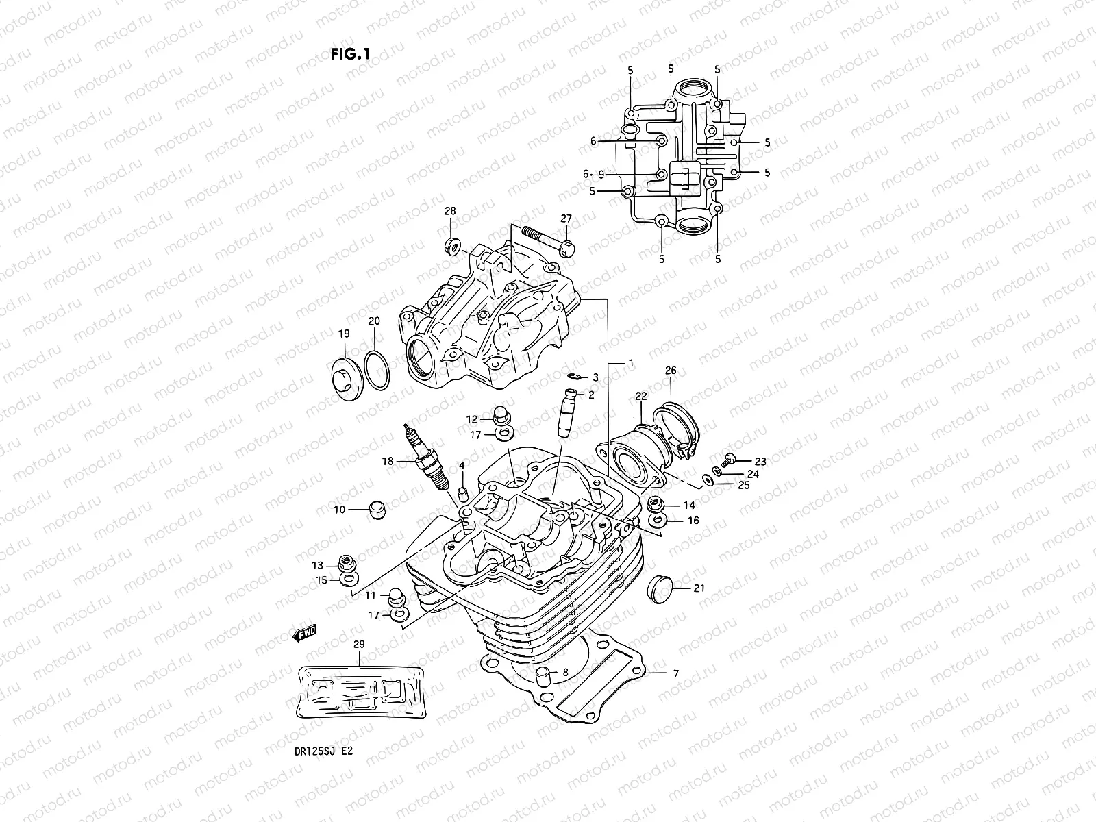 1 - CYLINDER HEAD