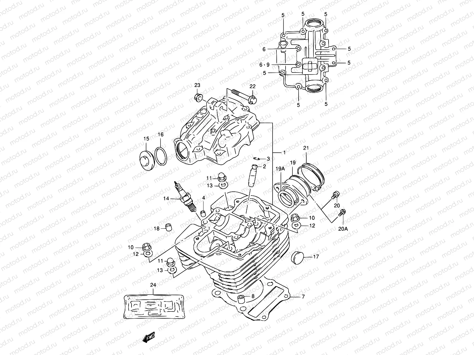 1 - CYLINDER HEAD
