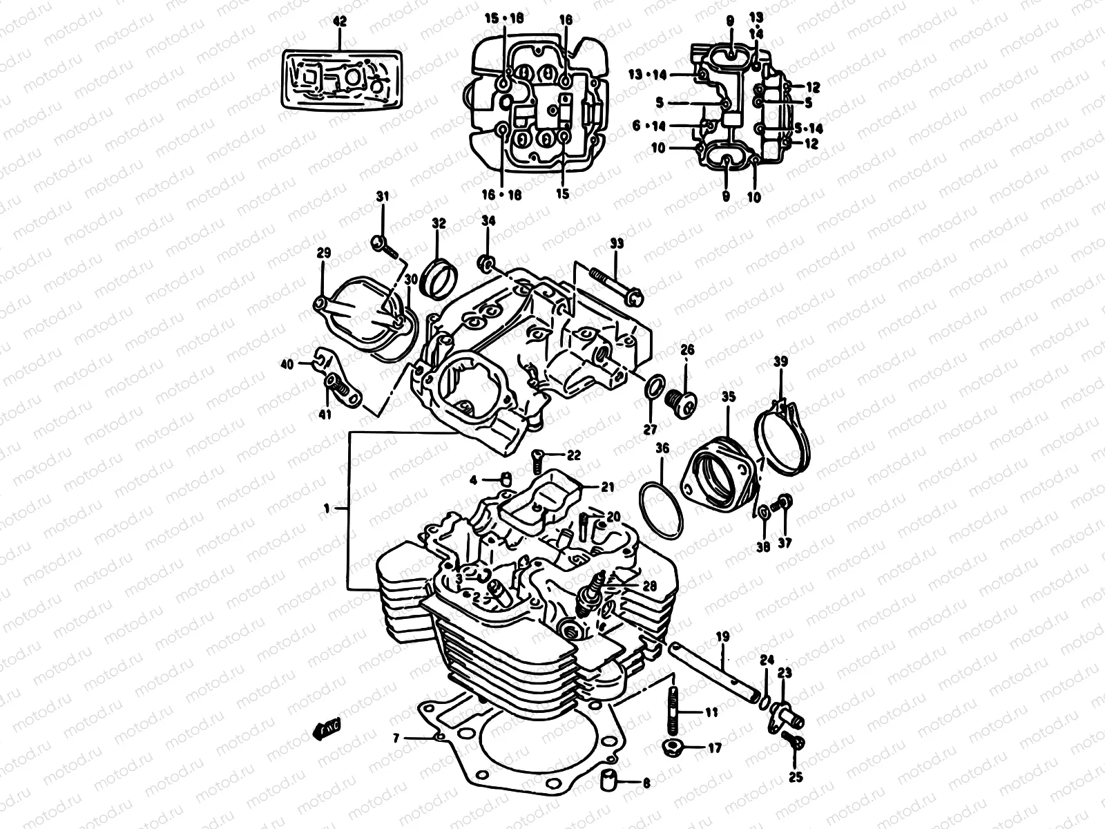 1 - CYLINDER HEAD
