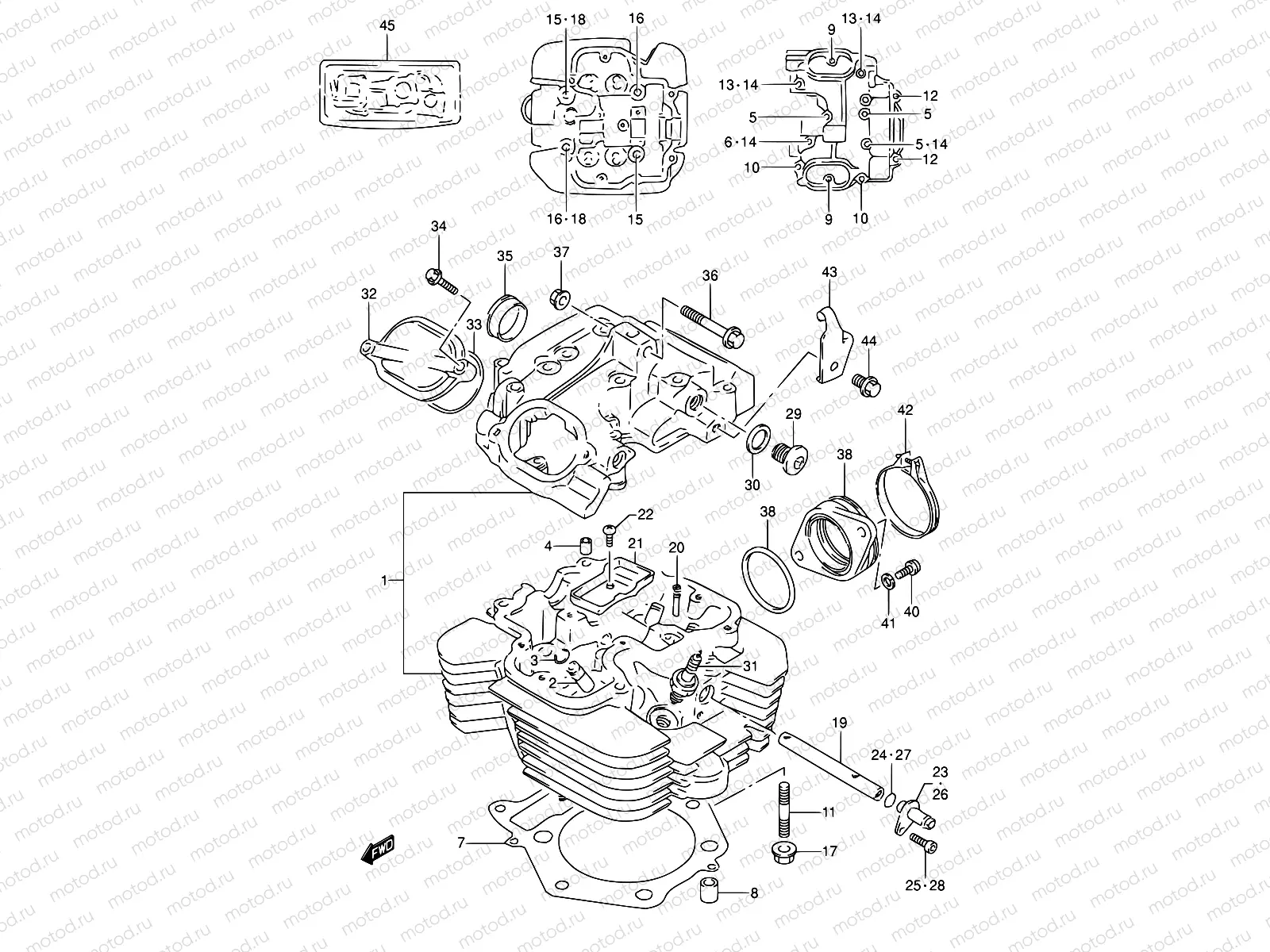 1 - CYLINDER HEAD