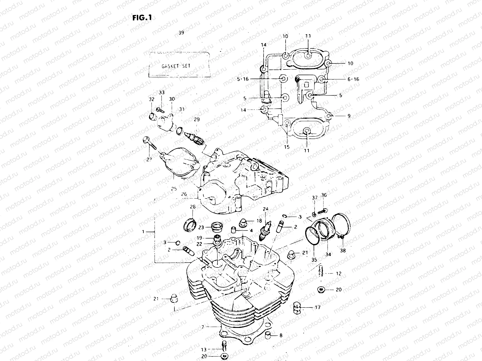 1 - CYLINDER HEAD