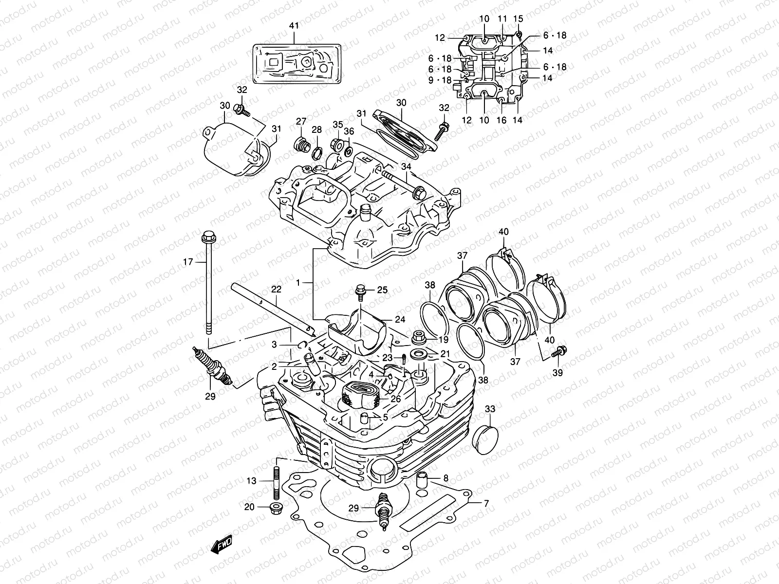 1 - CYLINDER HEAD