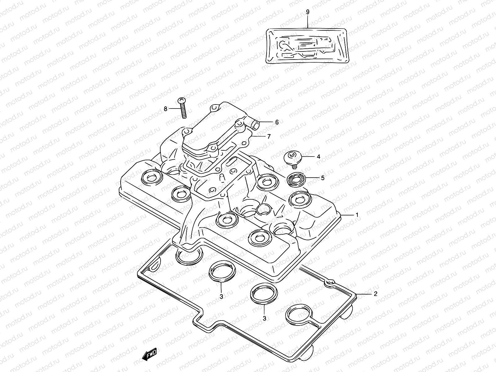 1 - CYLINDER HEAD COVER