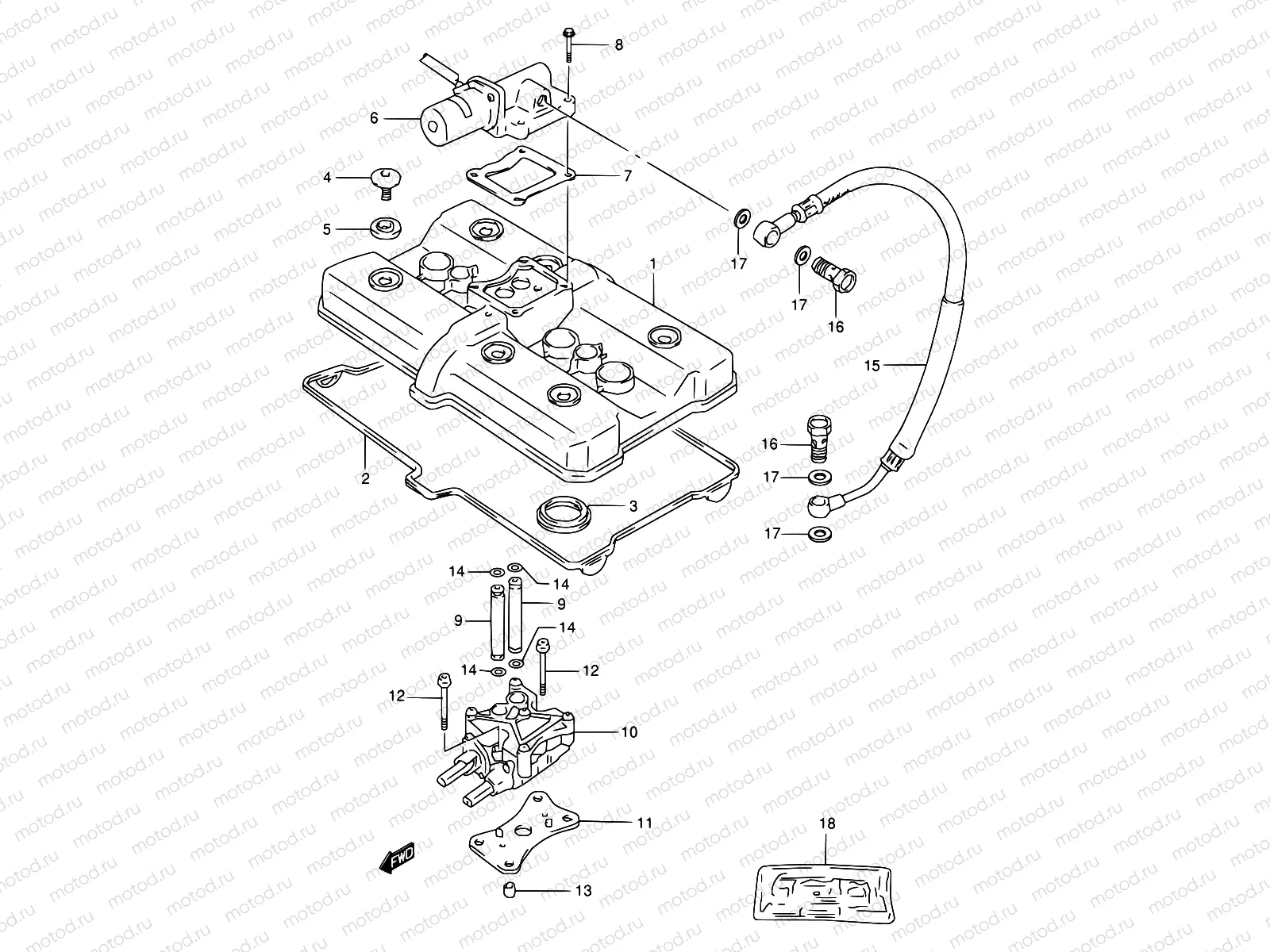 1 - CYLINDER HEAD COVER
