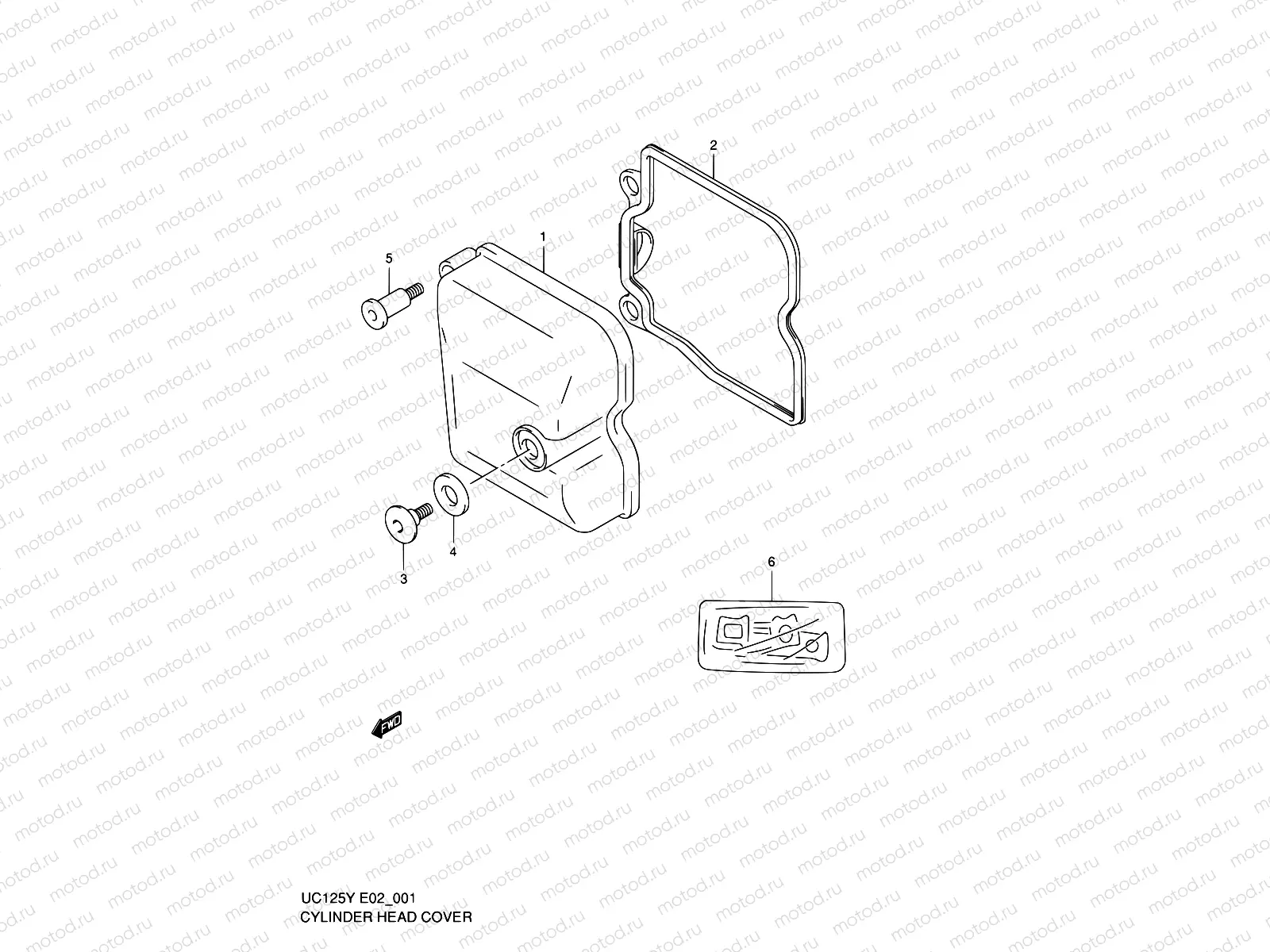1 - CYLINDER HEAD COVER