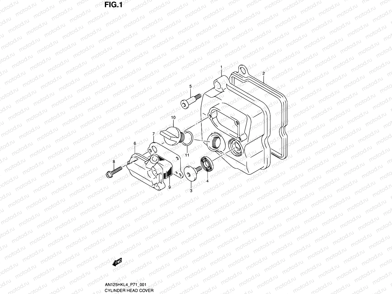 1 - CYLINDER HEAD COVER