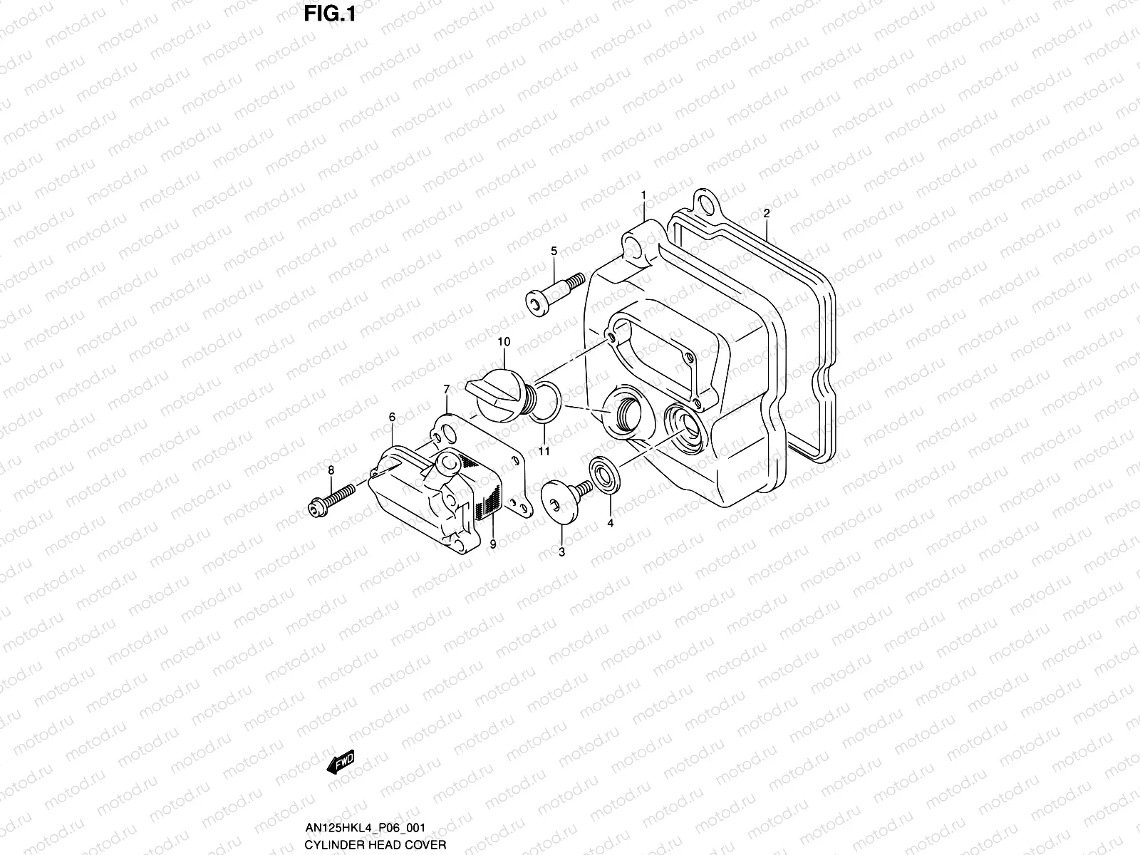 1 - CYLINDER HEAD COVER