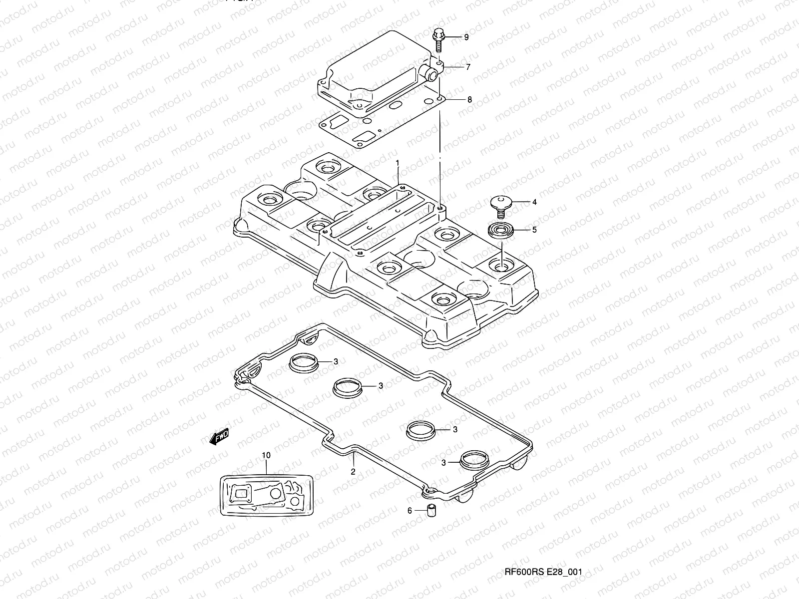 1 - CYLINDER HEAD COVER