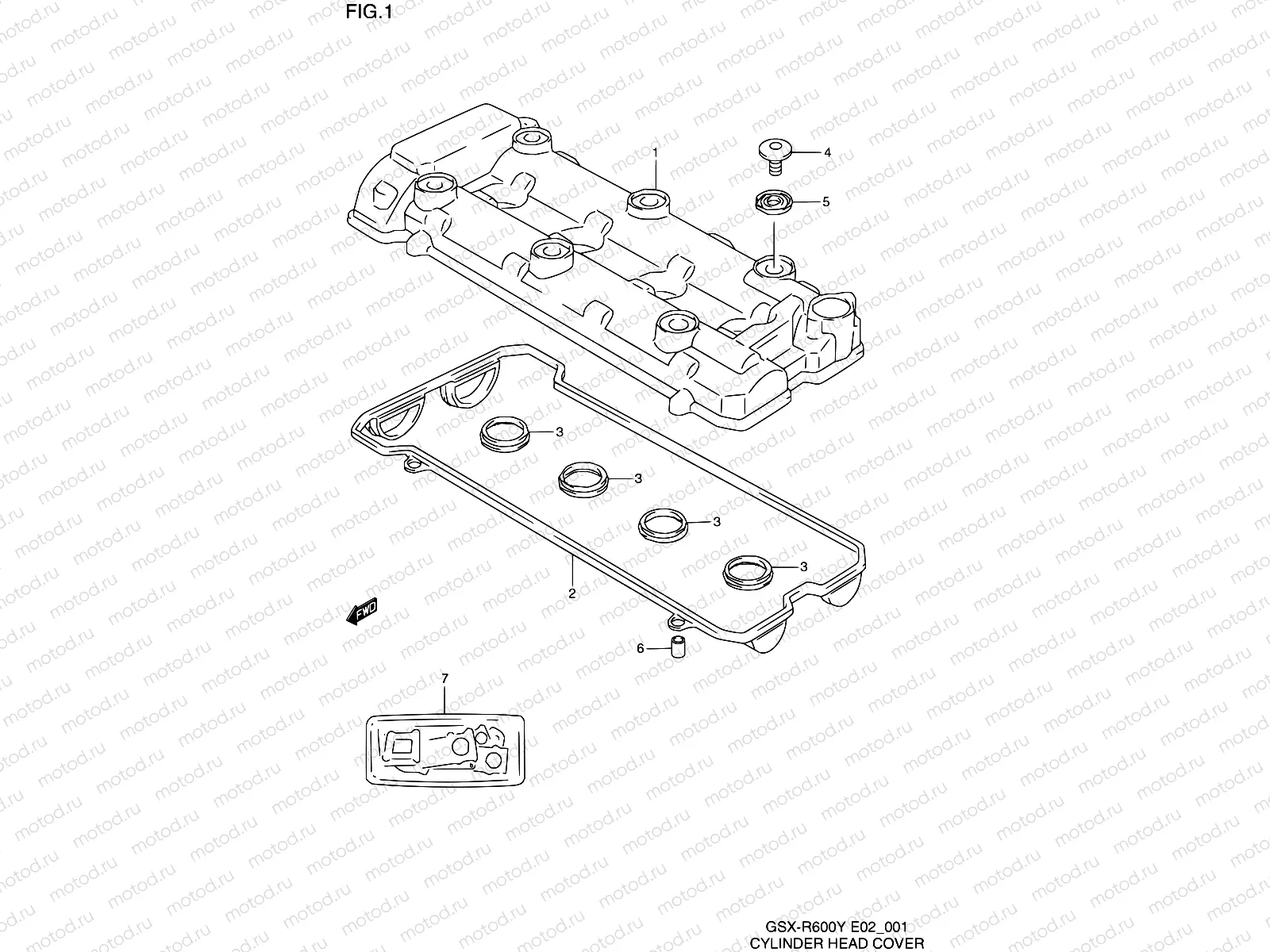 1 - CYLINDER HEAD COVER