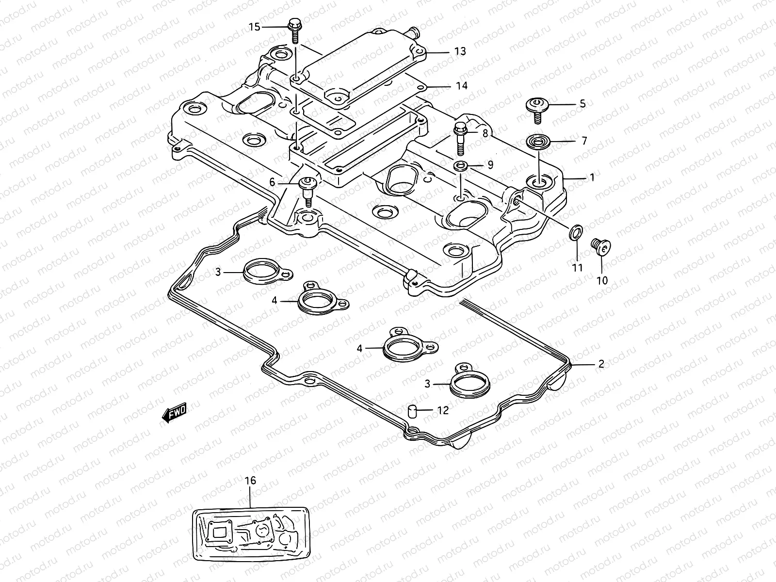 1 - CYLINDER HEAD COVER