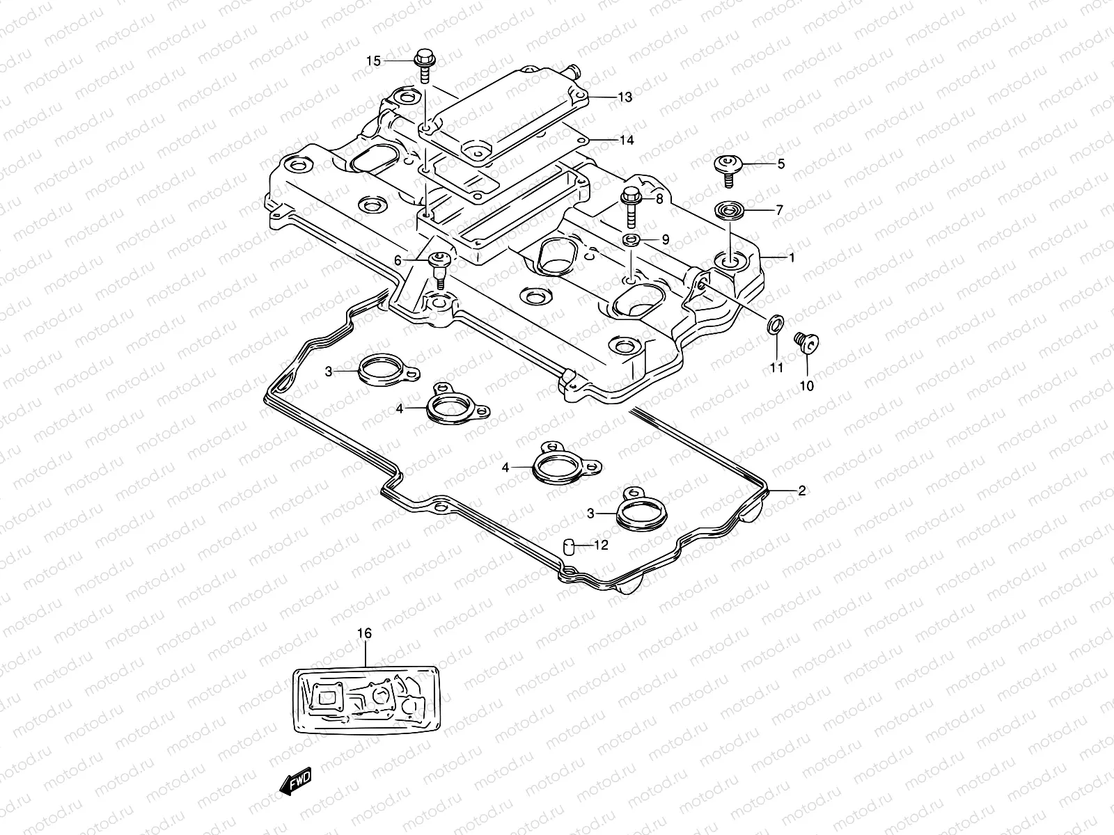 1 - CYLINDER HEAD COVER