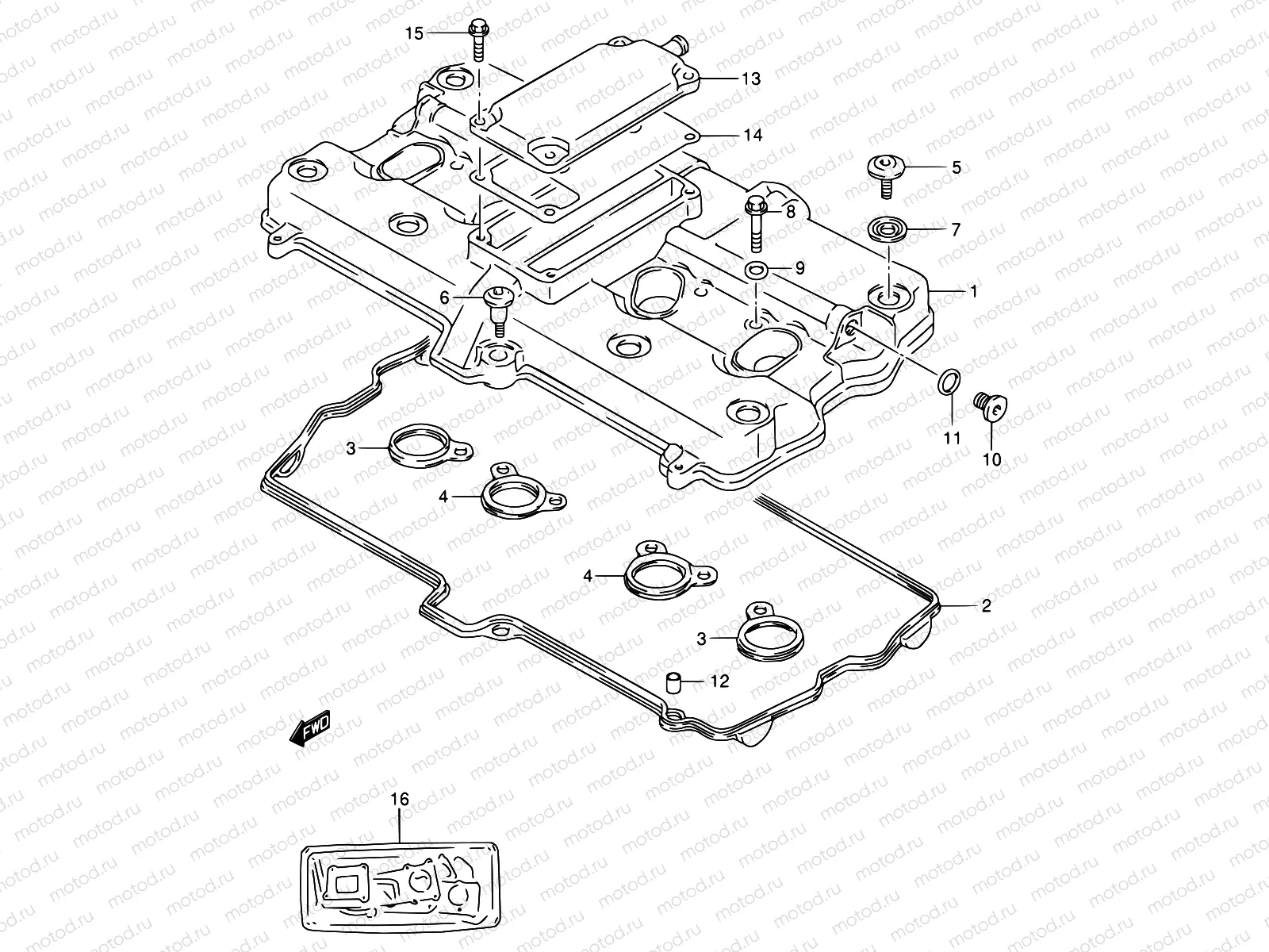 1 - CYLINDER HEAD COVER