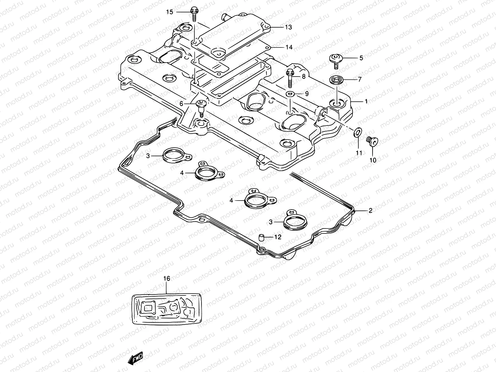1 - CYLINDER HEAD COVER