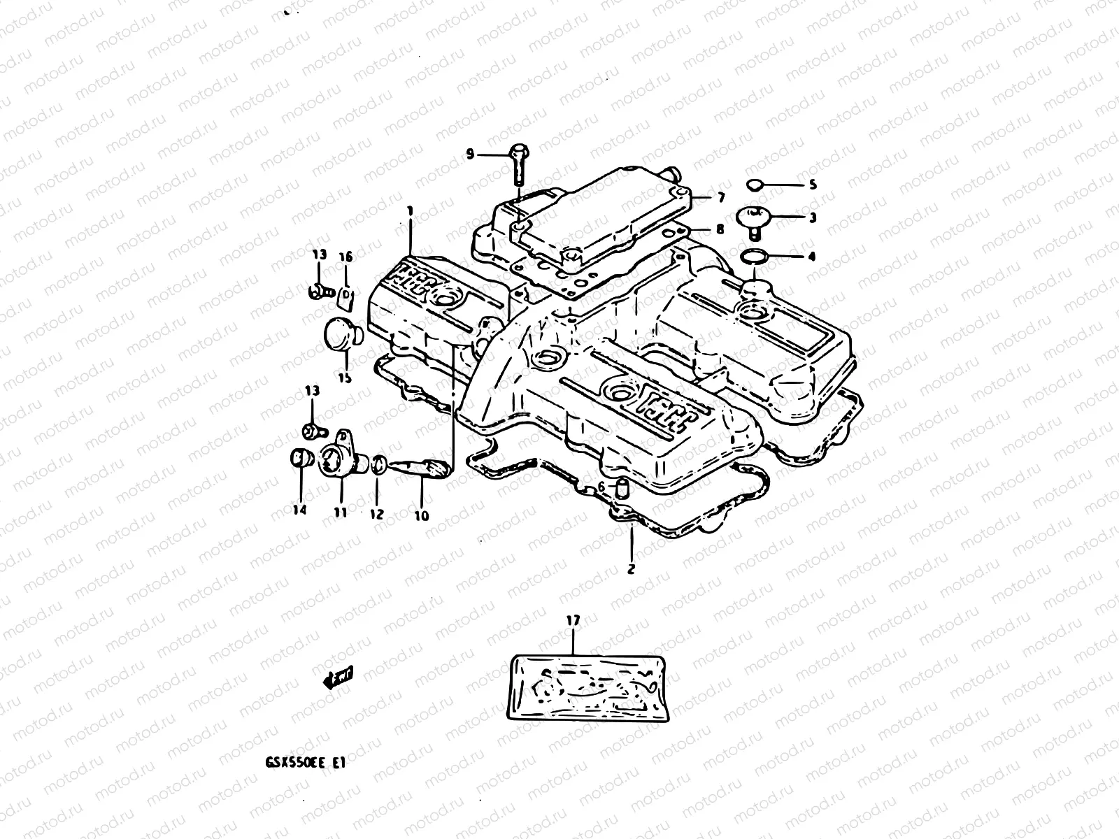 1 - CYLINDER HEAD COVER