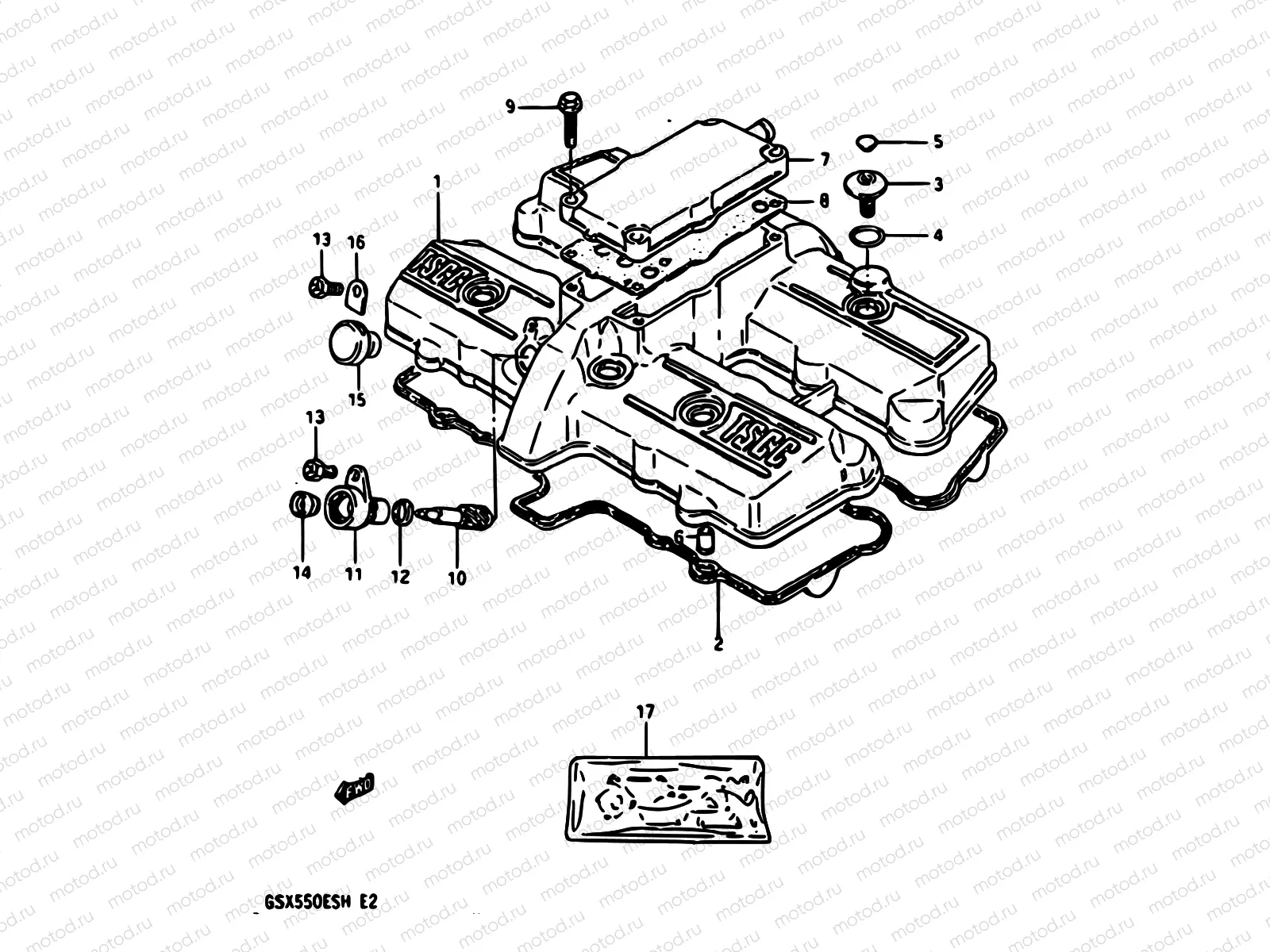 1 - CYLINDER HEAD COVER