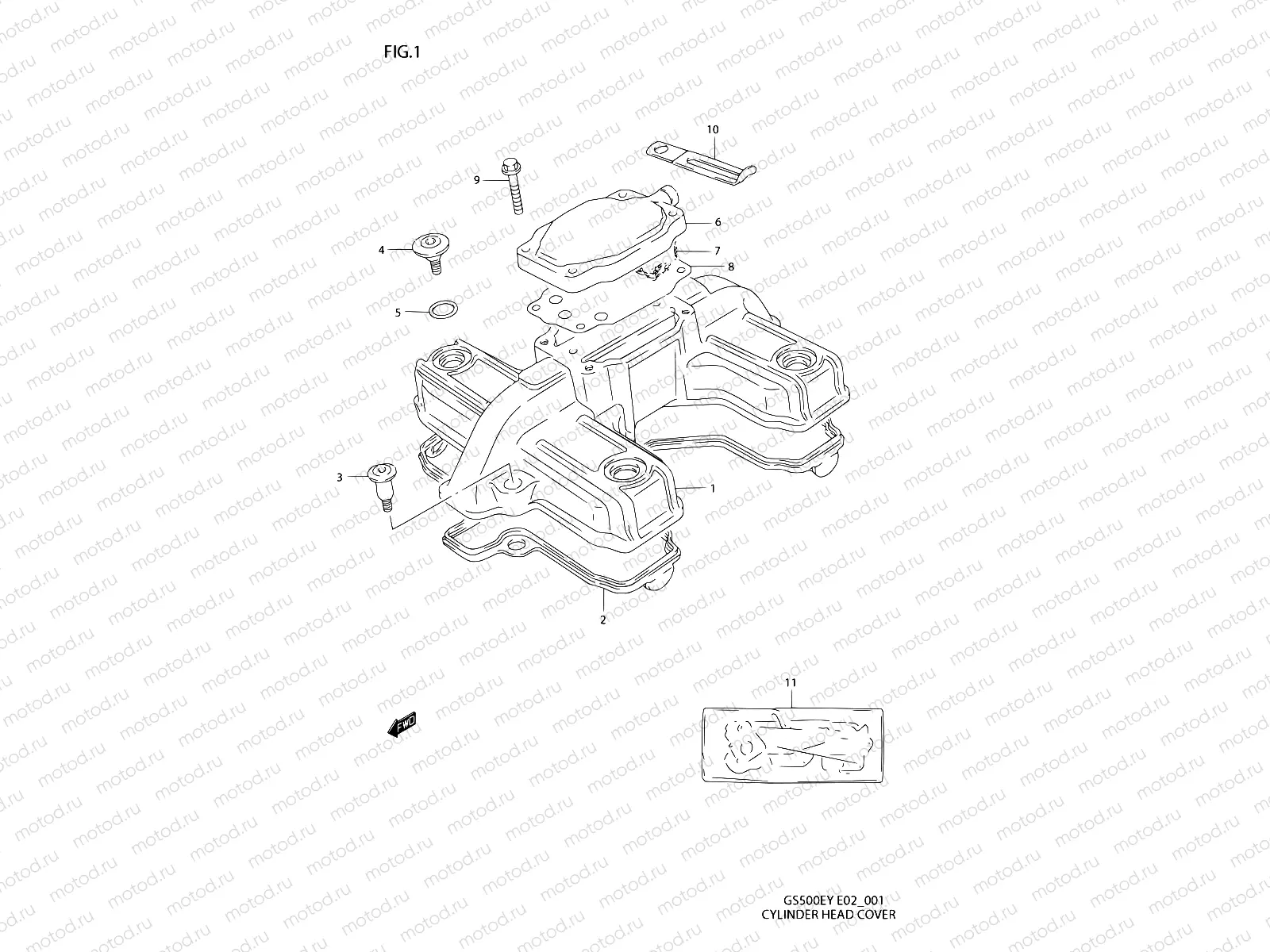 1 - CYLINDER HEAD COVER