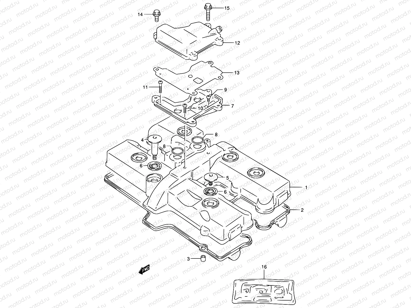 1 - CYLINDER HEAD COVER