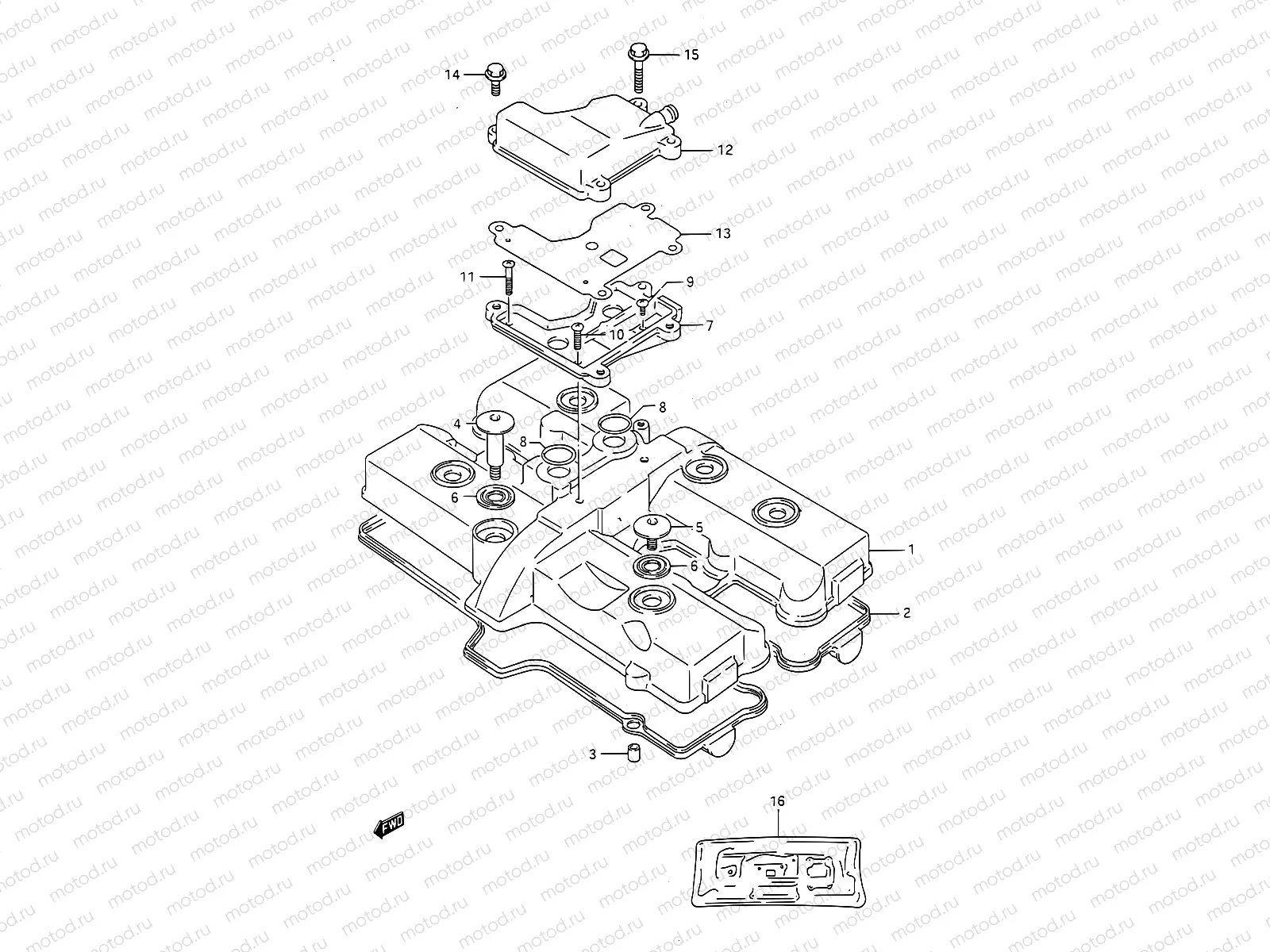 1 - CYLINDER HEAD COVER