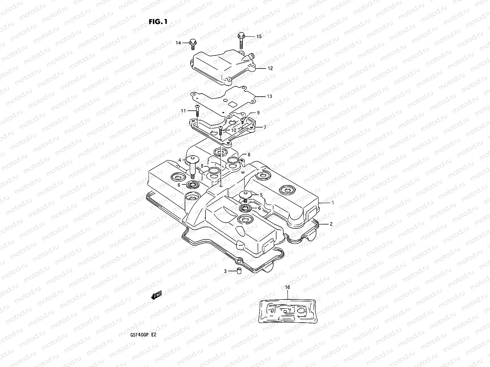 1 - CYLINDER HEAD COVER
