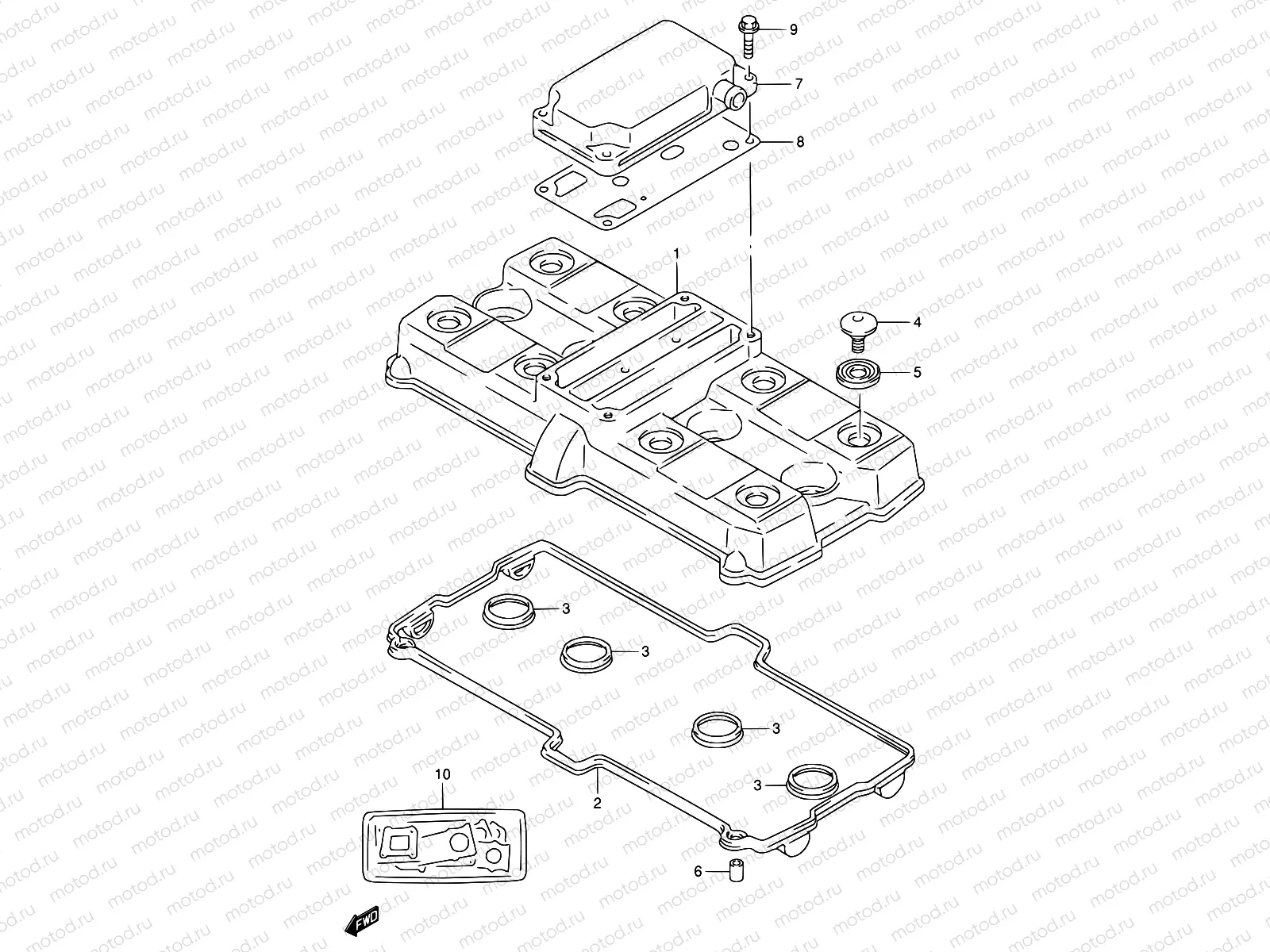 1 - CYLINDER HEAD COVER