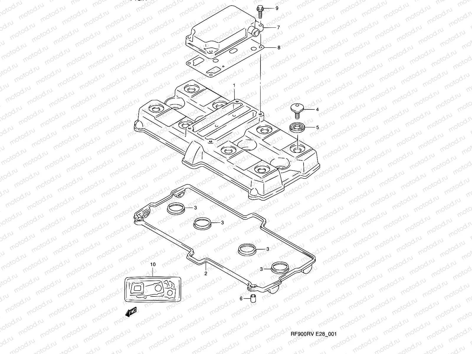 1 - CYLINDER HEAD COVER