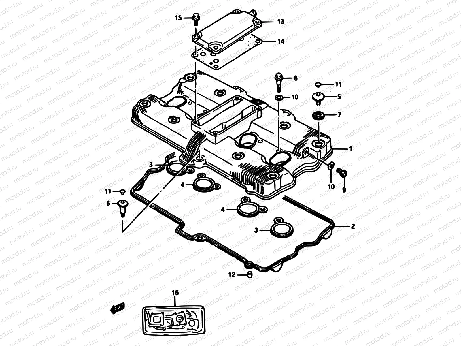 1 - CYLINDER HEAD COVER