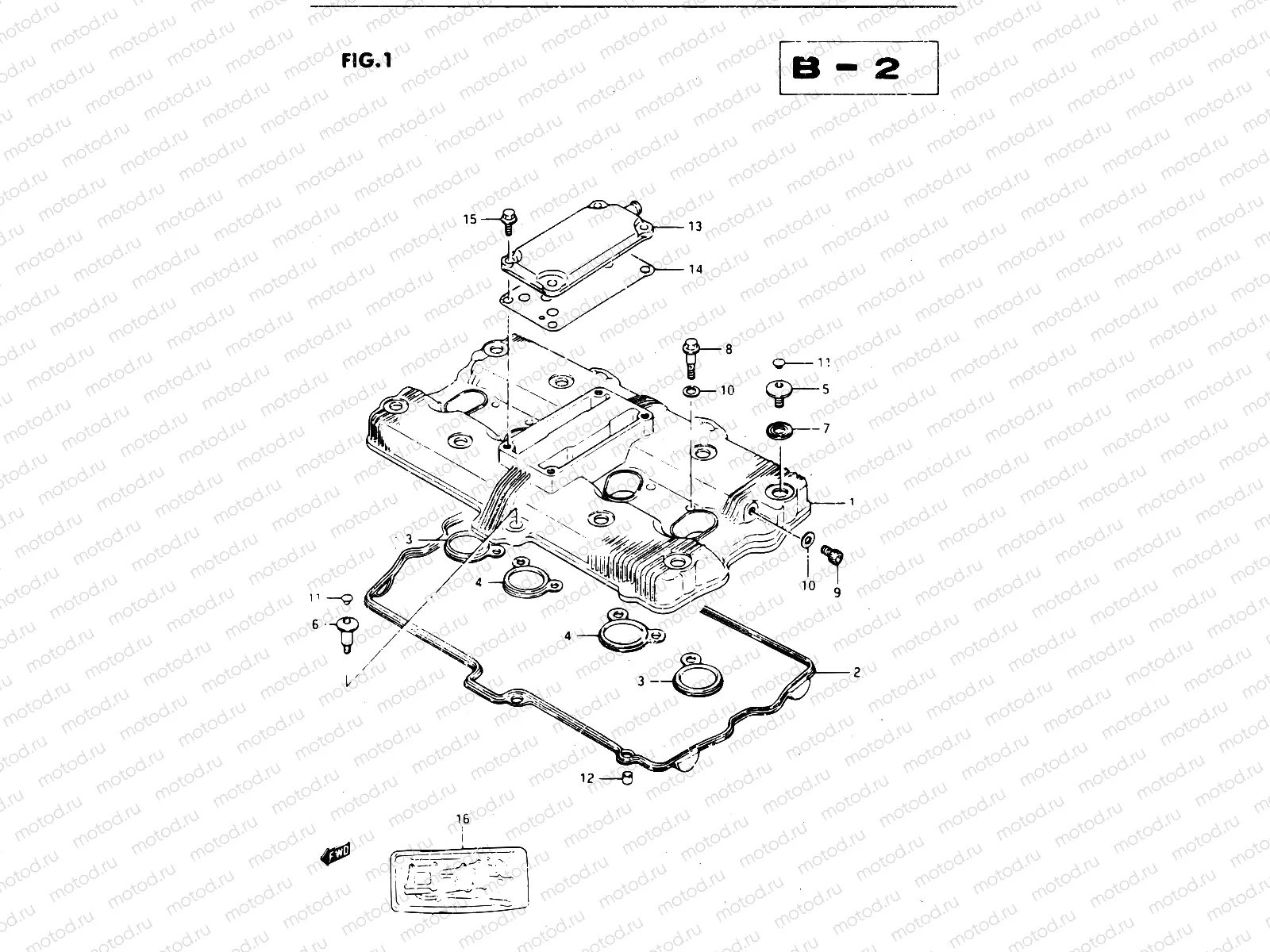 1 - CYLINDER HEAD COVER
