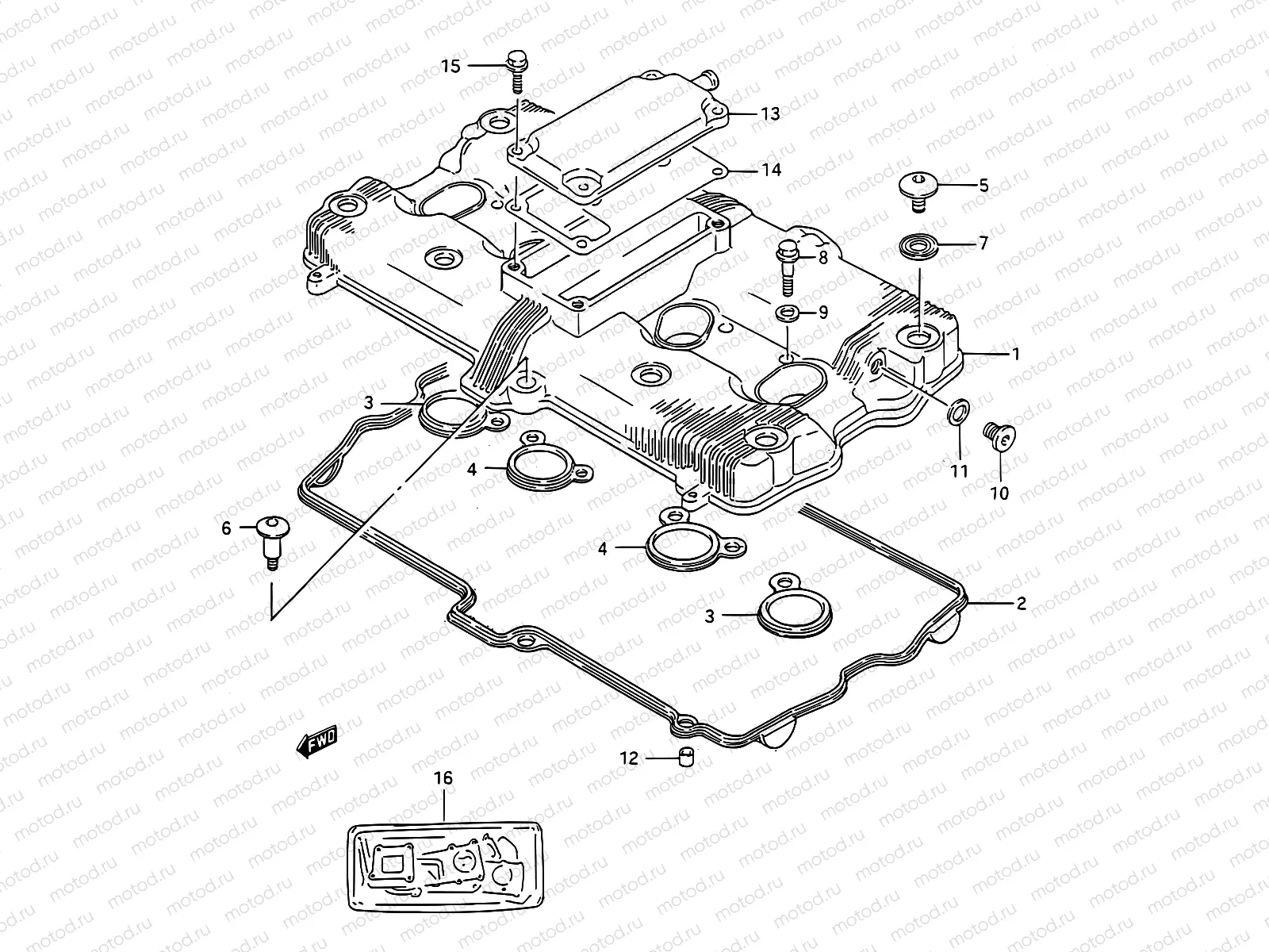 1 - CYLINDER HEAD COVER