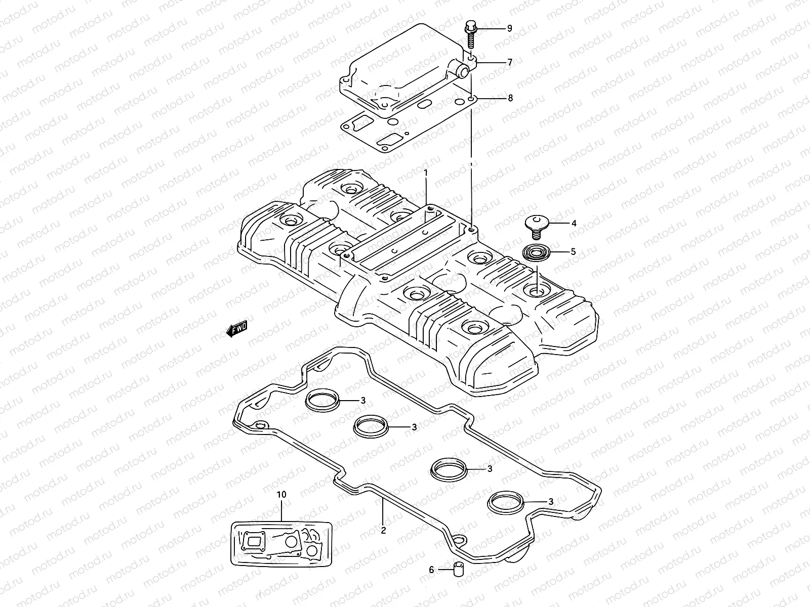 1 - CYLINDER HEAD COVER