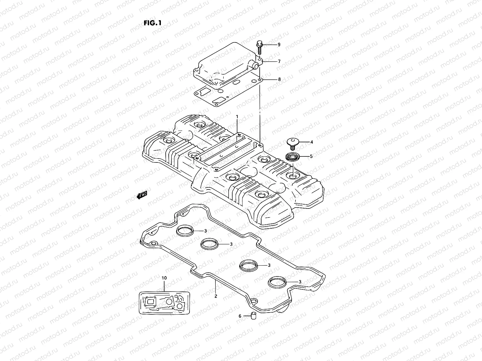 1 - CYLINDER HEAD COVER