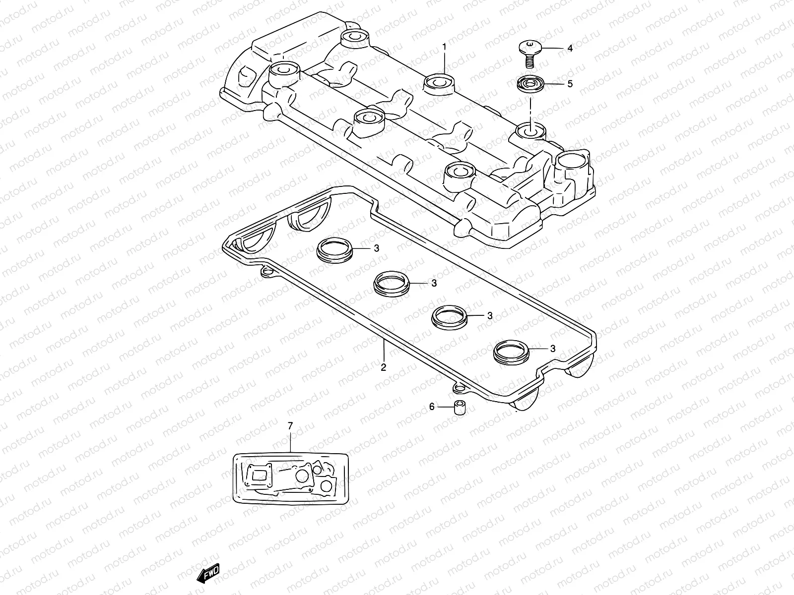 1 - CYLINDER HEAD COVER