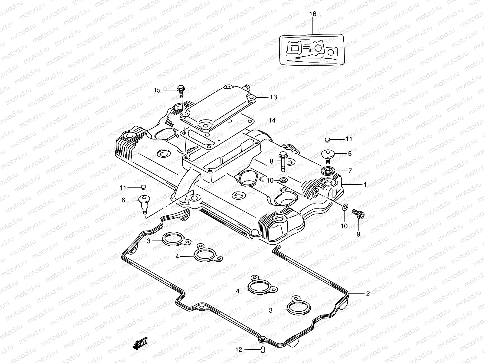1 - CYLINDER HEAD COVER