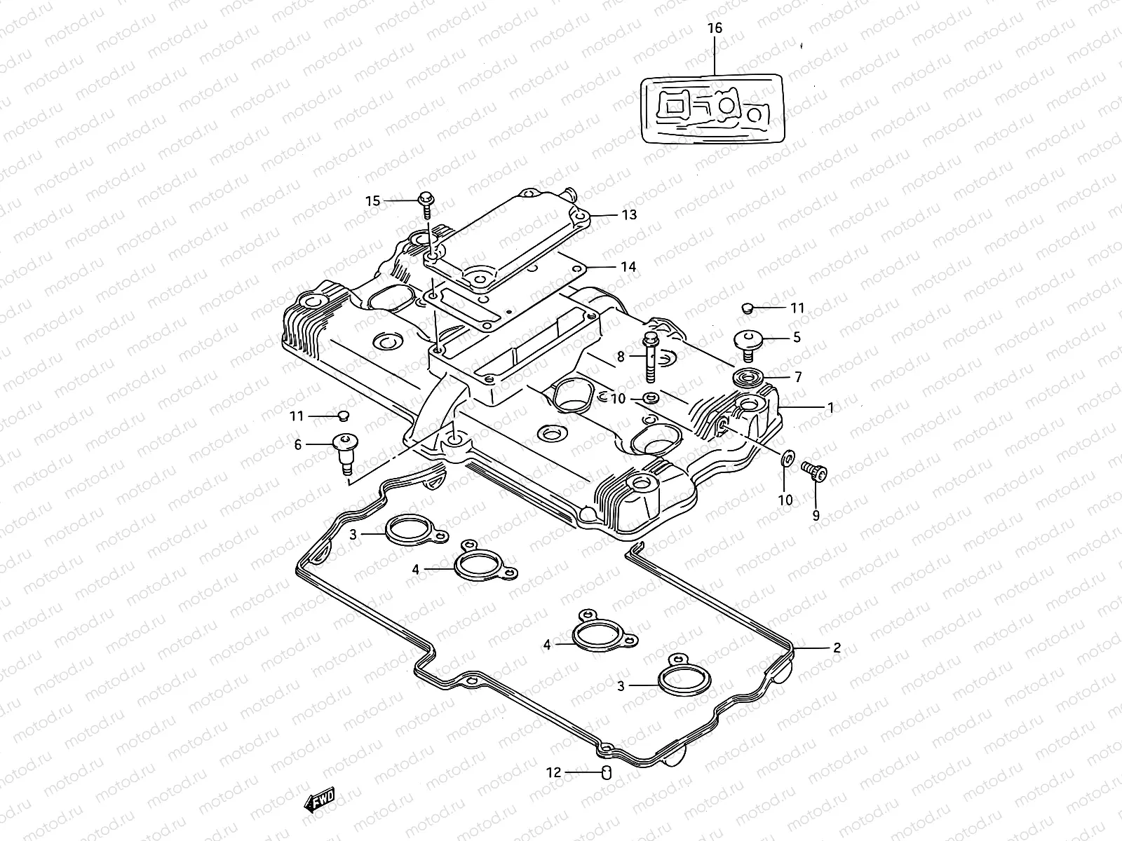 1 - CYLINDER HEAD COVER