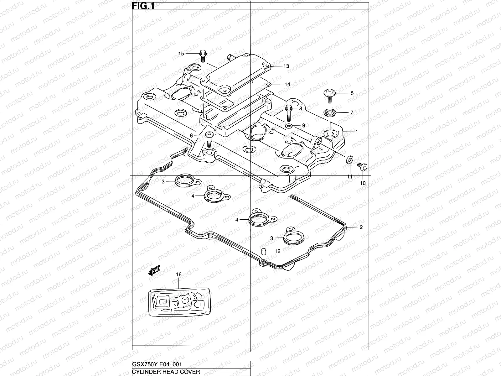 1 - CYLINDER HEAD COVER