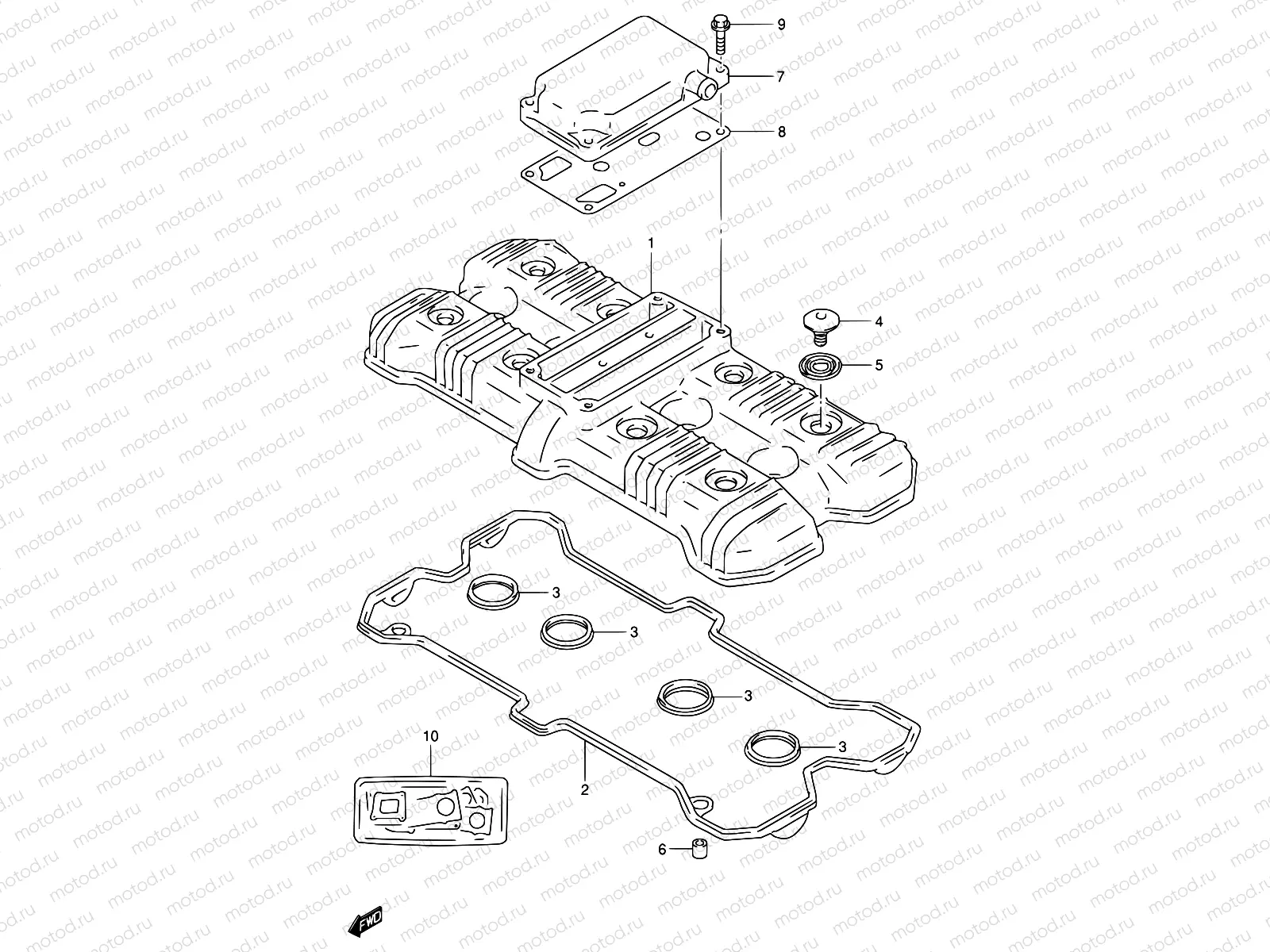 1 - CYLINDER HEAD COVER