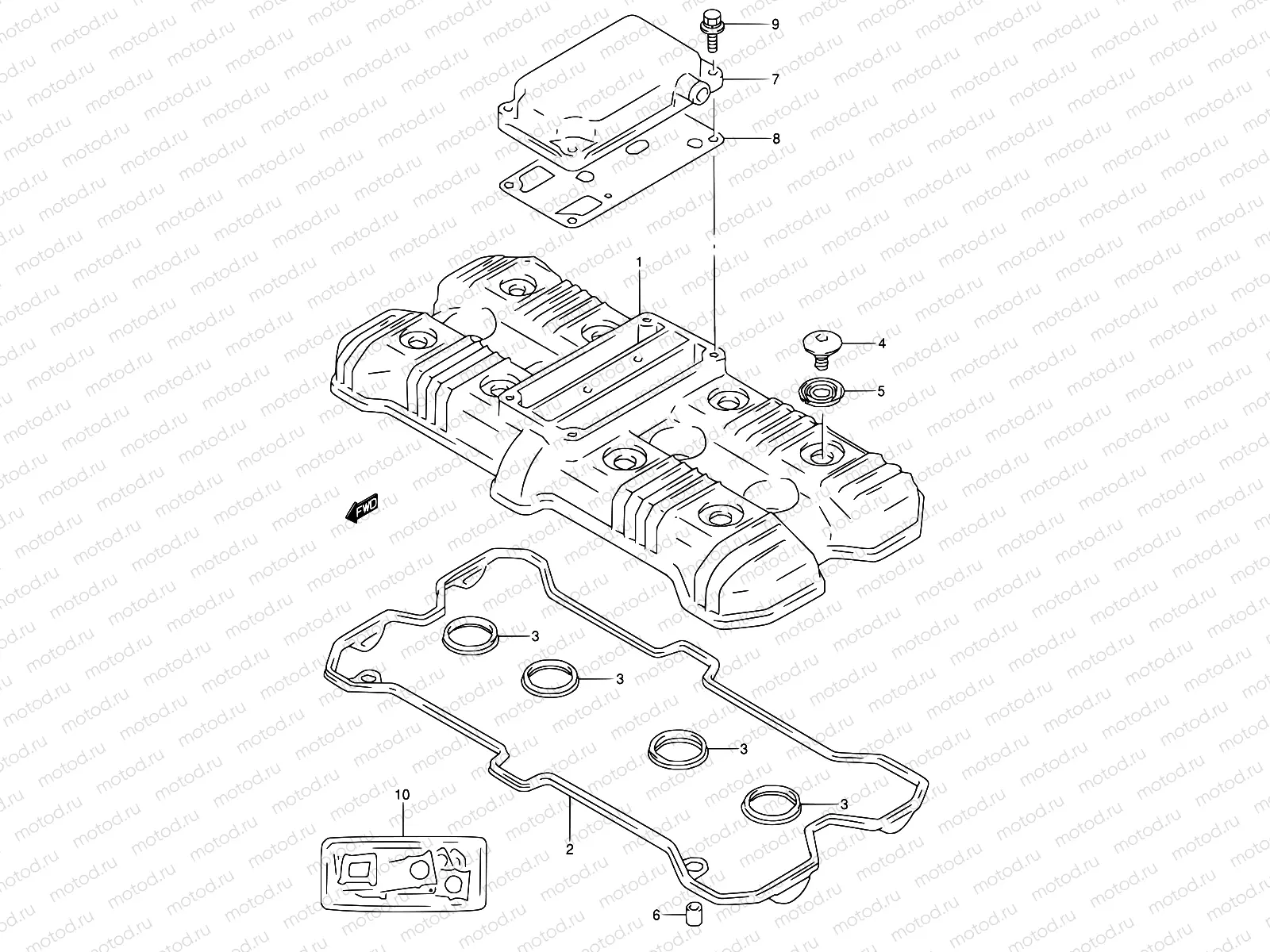 1 - CYLINDER HEAD COVER