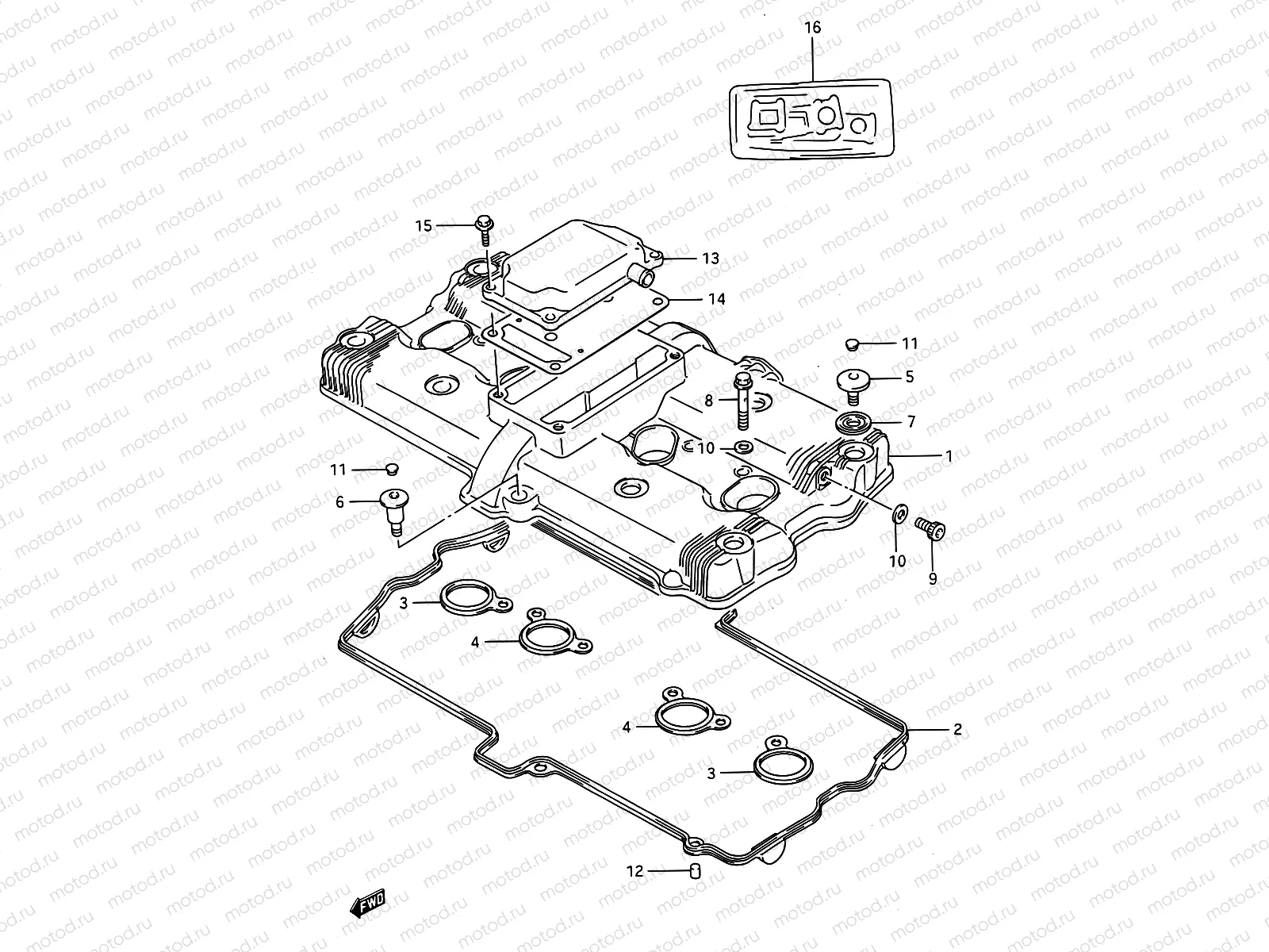1 - CYLINDER HEAD COVER