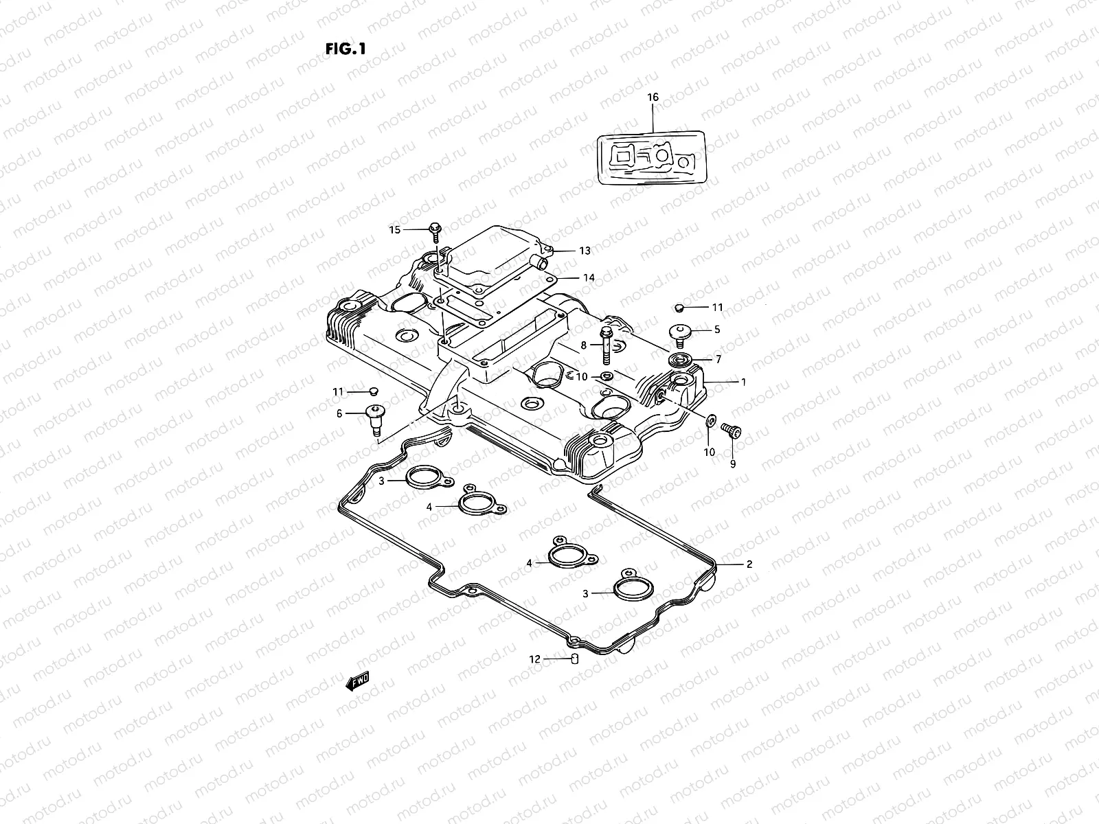 1 - CYLINDER HEAD COVER