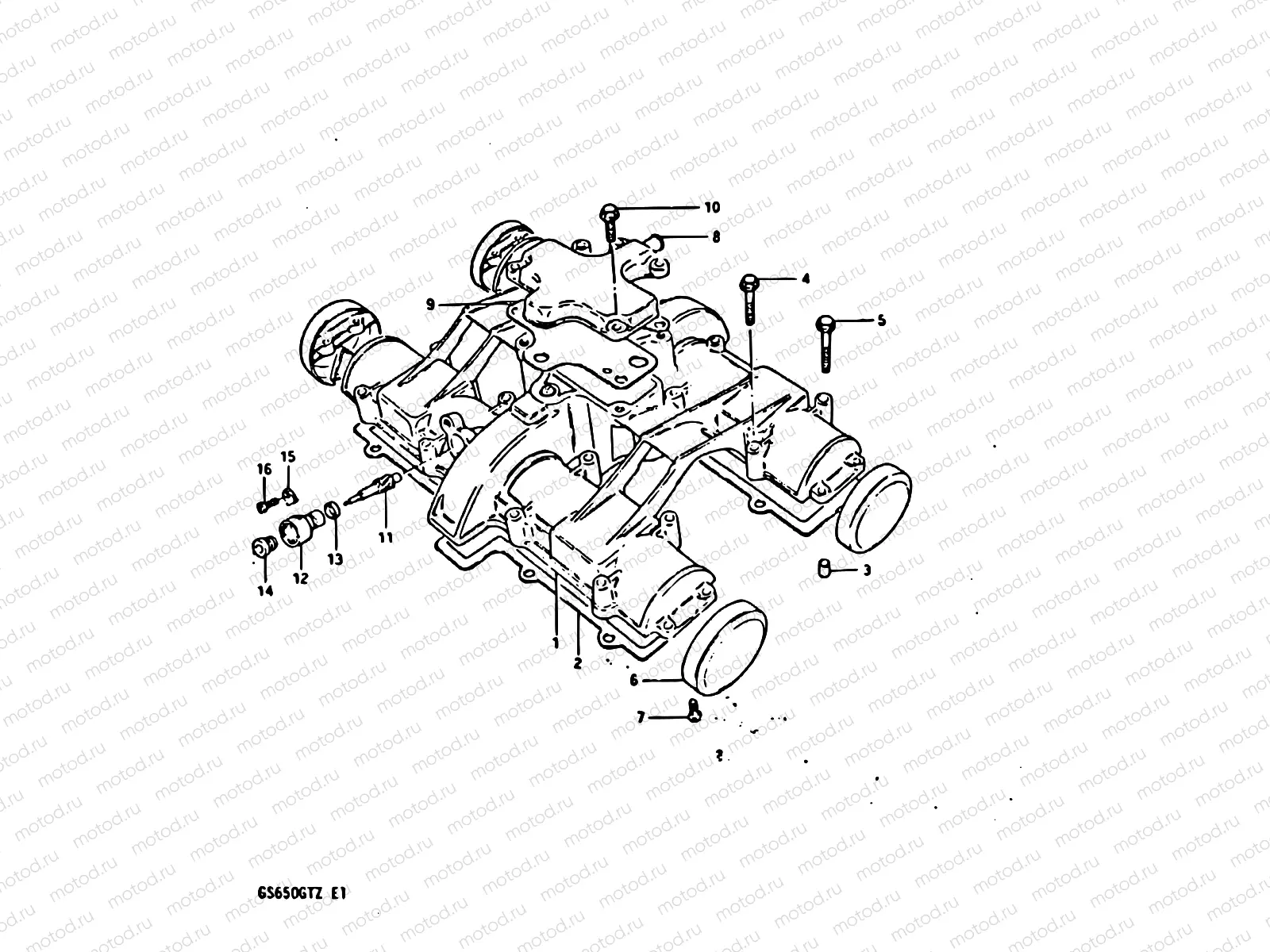 1 - CYLINDER HEAD COVER (~F.NO.103560)