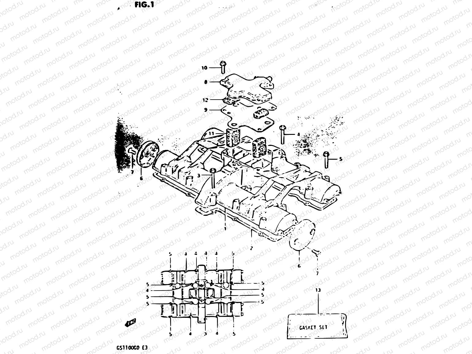 1 - CYLINDER HEAD COVER (MODEL Z)