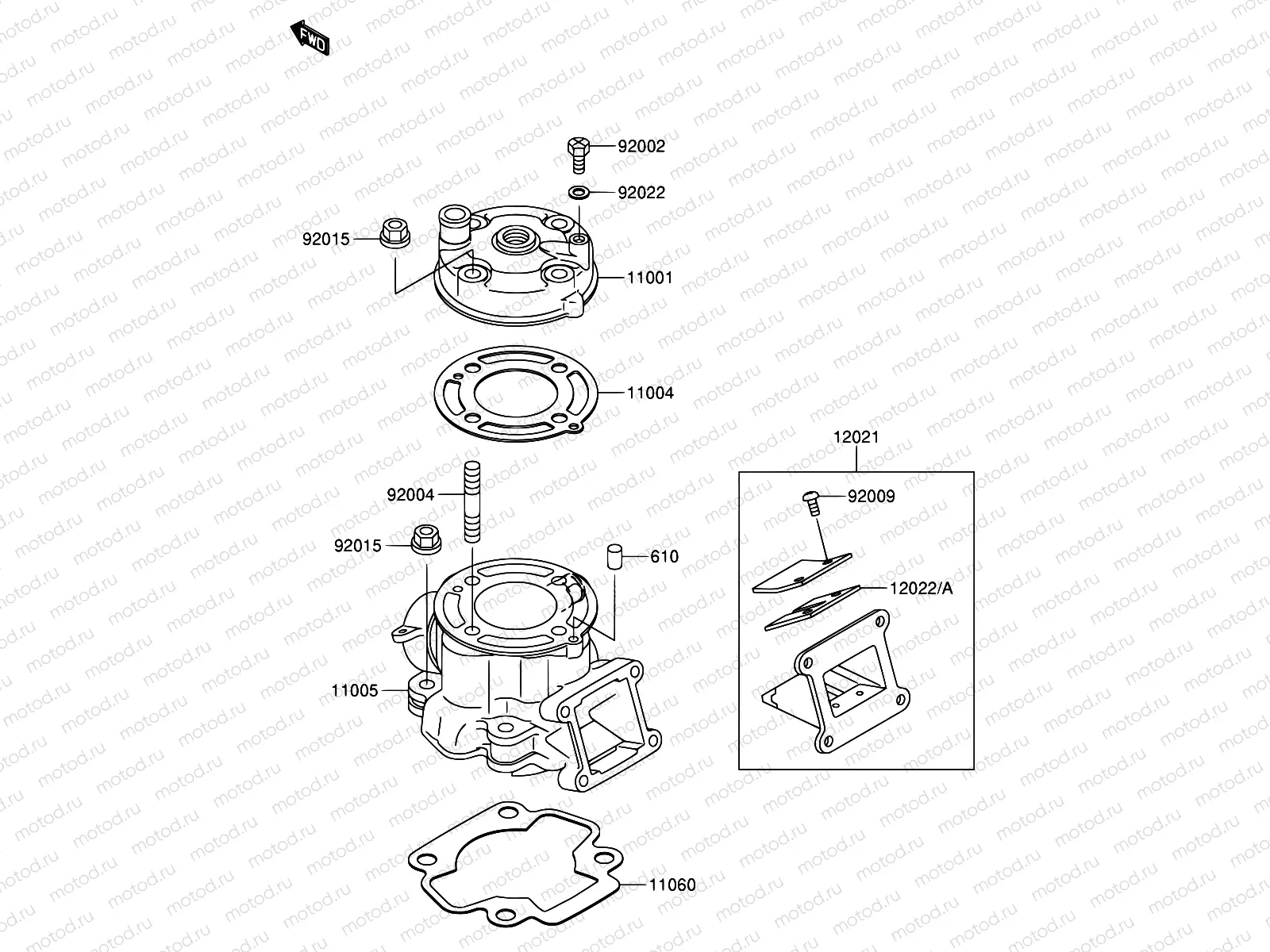 1 - CYLINDER HEAD/CYLINDER