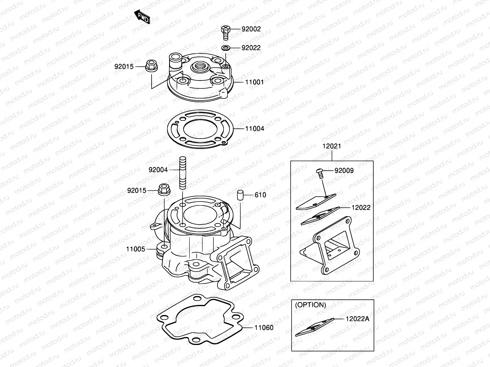 1 - CYLINDER HEAD/CYLINDER