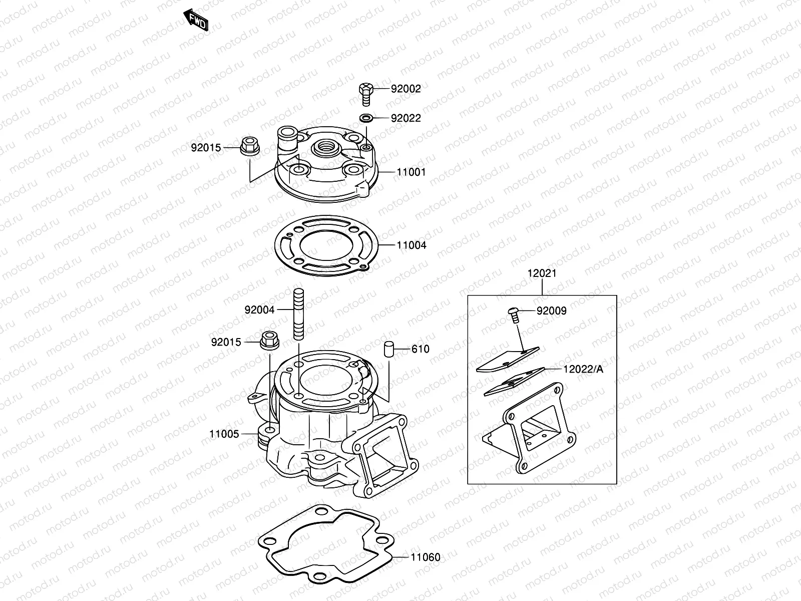 1 - CYLINDER HEAD/CYLINDER