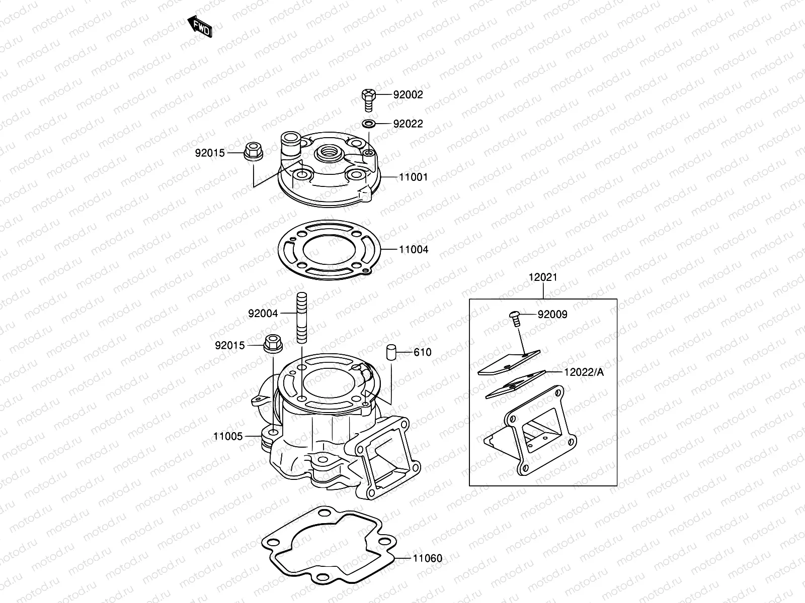 1 - CYLINDER HEAD/CYLINDER