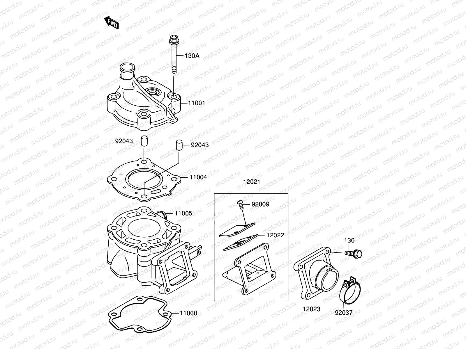 1 - CYLINDER HEAD/CYLINDER