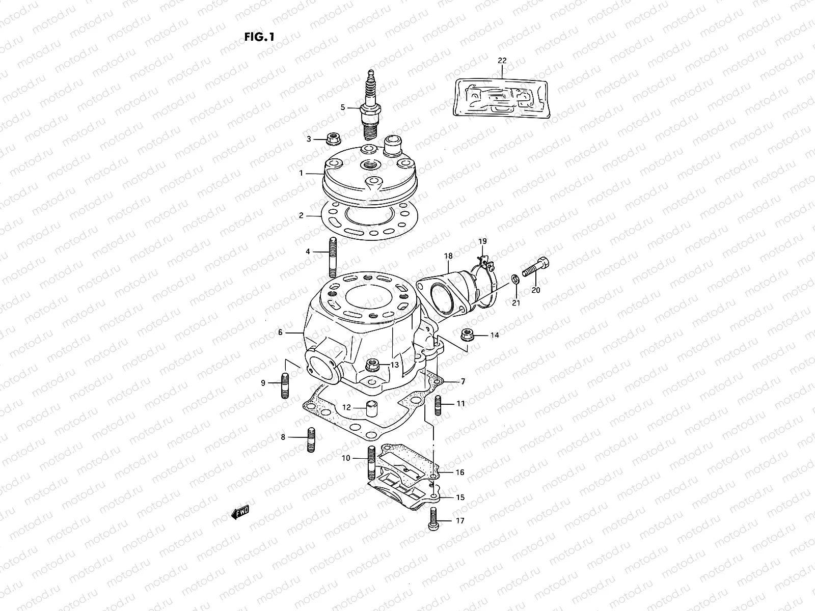 1 - CYLINDER (MODEL G/H/J)